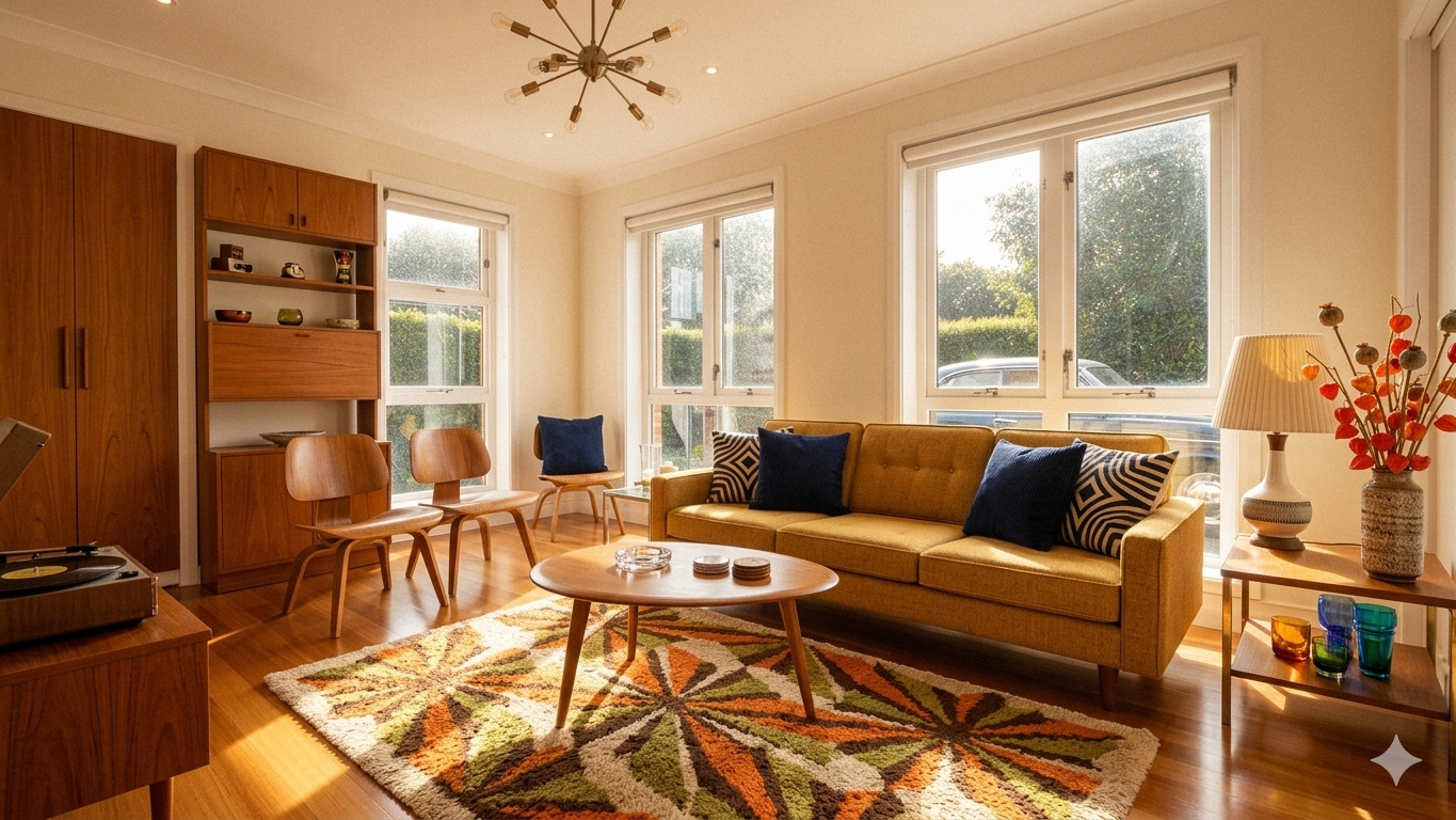 Sunlit Raleigh living room cleaned by Fancy Pants near NC State and downtown.